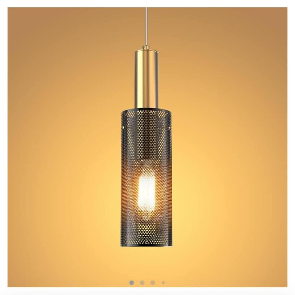 Modern black light pendant